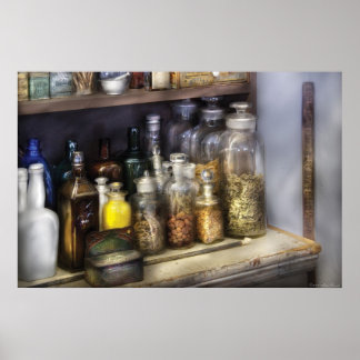 Póster Farmacéutico - Curas de todo tipo