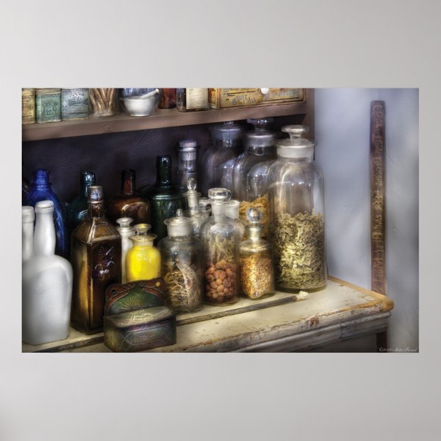 Póster Farmacéutico - Curas de todo tipo (Frente)