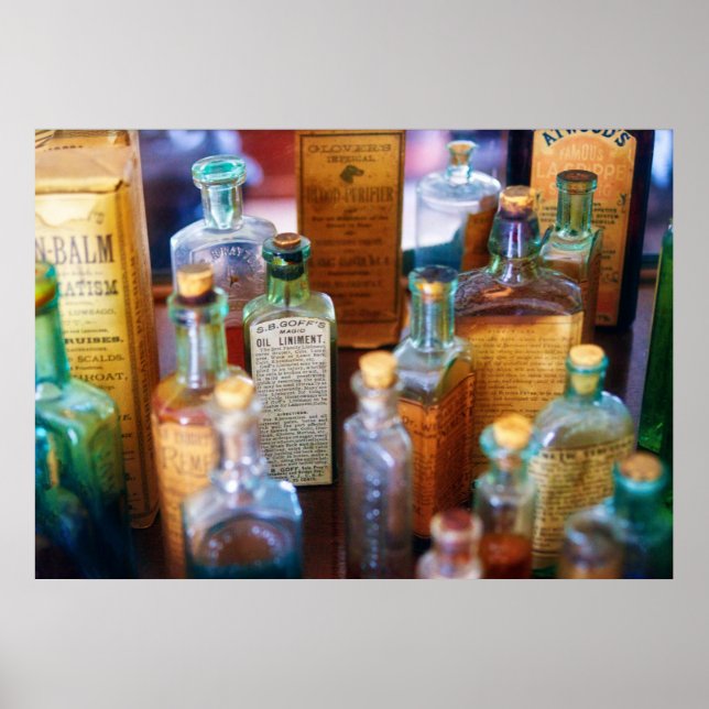 Póster Farmacéutico - Liniment & Balms (Frente)