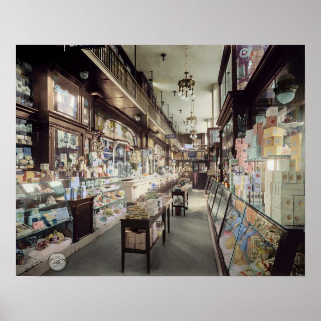 Póster Farmacia 1910 - Estación Pennsylvania, Nueva York (Frente)