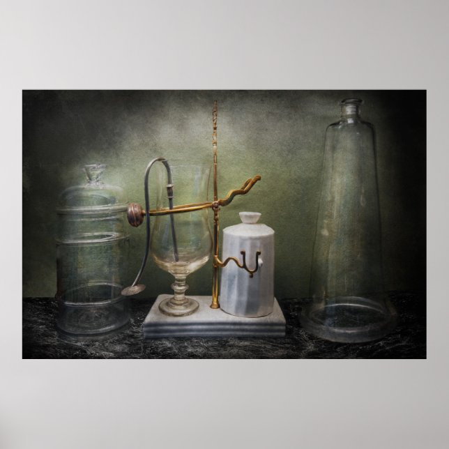 Póster Farmacia - Aparato victoriano (Frente)