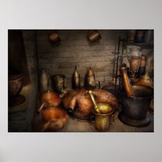 Póster Farmacia - cocina de alquimista
