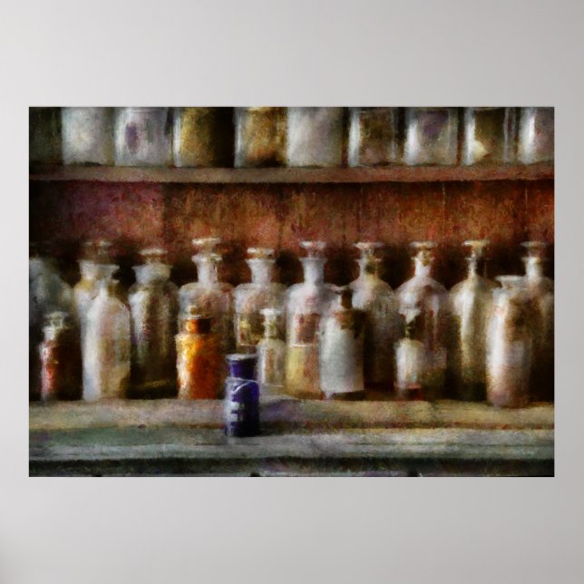Póster Farmacia - El Mostrador de Medicinas (Frente)