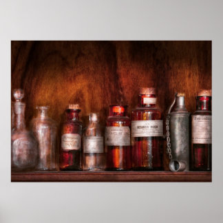 Póster Farmacia - Fantasías Líquidas del Farmacéutico