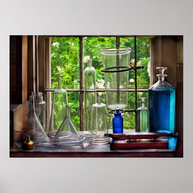 Póster Farmacia - Herramientas farmacéuticas (Frente)