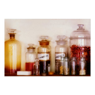 Póster Farmacia - La despensa de los magos