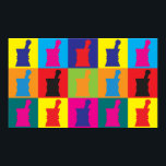 Póster Farmacología Pop Art<br><div class="desc">Farmacología Pop Art. Si la Farmacología es tu hobby, ocupación u obsesión, muéstralo con grandes camisetas de Farmacología, tazas, pegatinas y más. ¡También son grandes regalos para otros fanáticos de la Farmacología!</div>