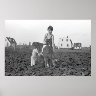 Póster Farmer futuro, 1940