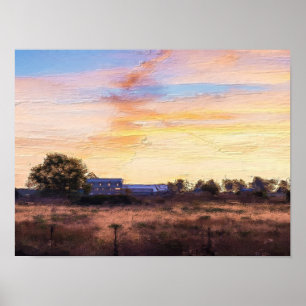 Póster Farmers Morning Painterly