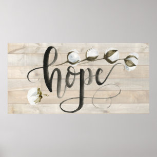 Póster Farmhouse Inspiration -Hope