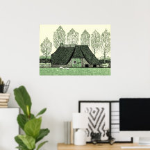 Farmhouse - Poster Julie de Graag