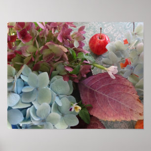 Póster FARMphemera.com "Hydrangeas" poster