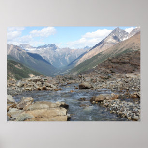 Póster Farnham Jumbo Mountain Melding Glacier Cross