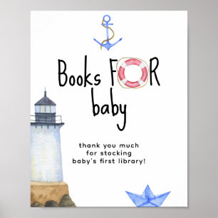 Póster Faro acuático - Libros para bebé