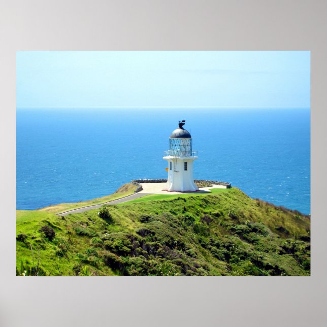 Póster Faro Cape Reinga, Northland, Nueva Zelanda (Frente)