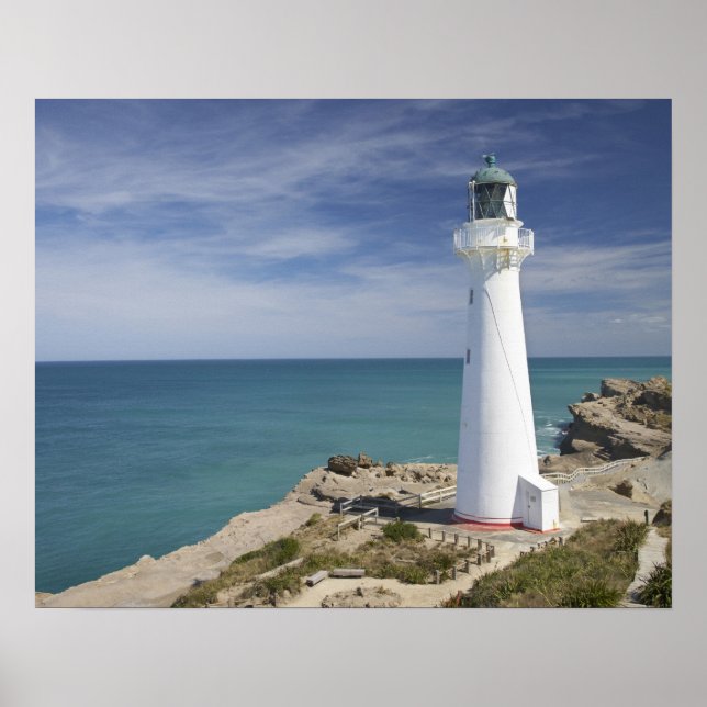 Póster Faro Castle Point, Castlepoint, Wairarapa, (Frente)