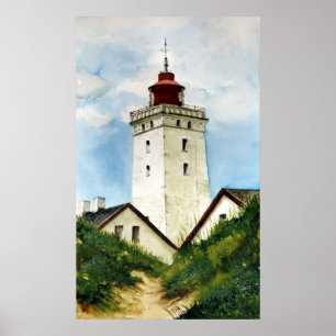 Póster Faro danés