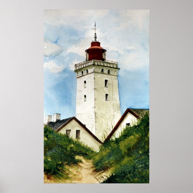 Póster Faro danés (Frente)