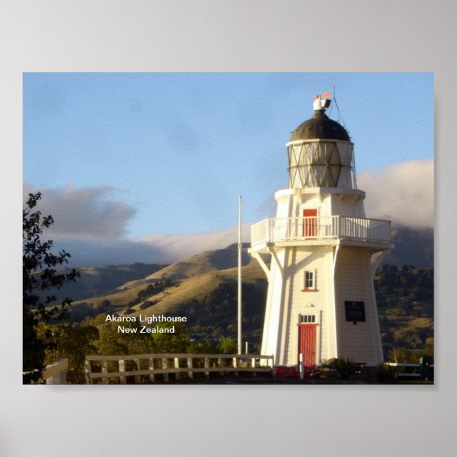 Póster Faro de Akaroa (Frente)