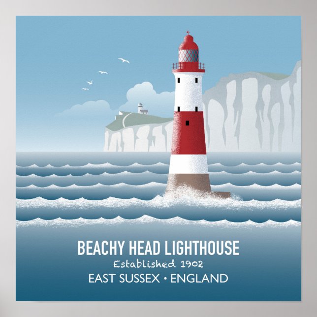 Póster Faro de Beachy Head (Frente)