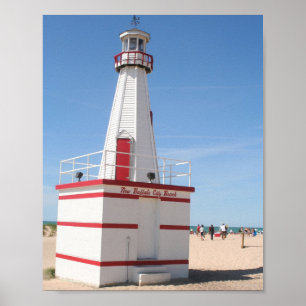 Póster Faro de búfalo nuevo