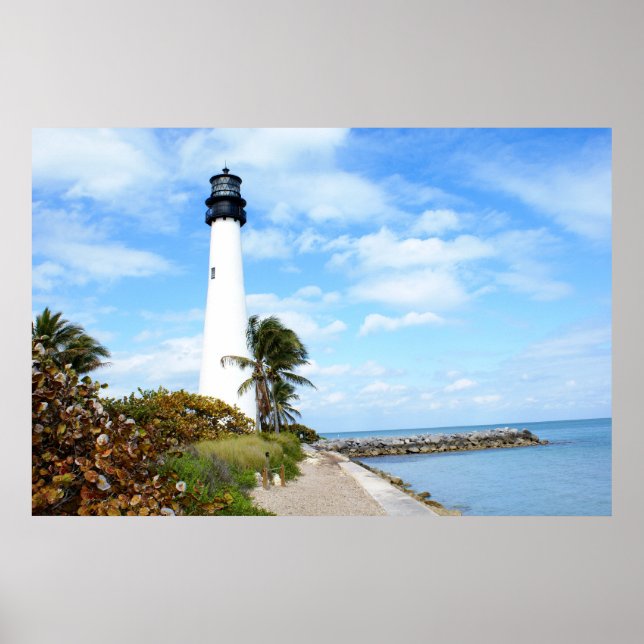 Póster Faro de Cape Florida (Frente)