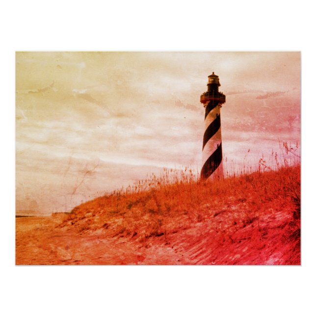 Póster Faro de Cape Hatteras (Anverso)
