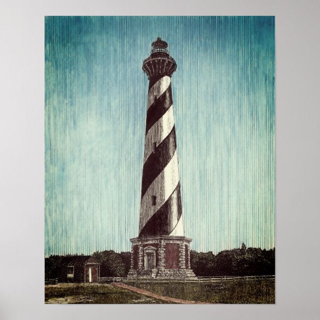 Póster Faro de Cape Hatteras (Frente)
