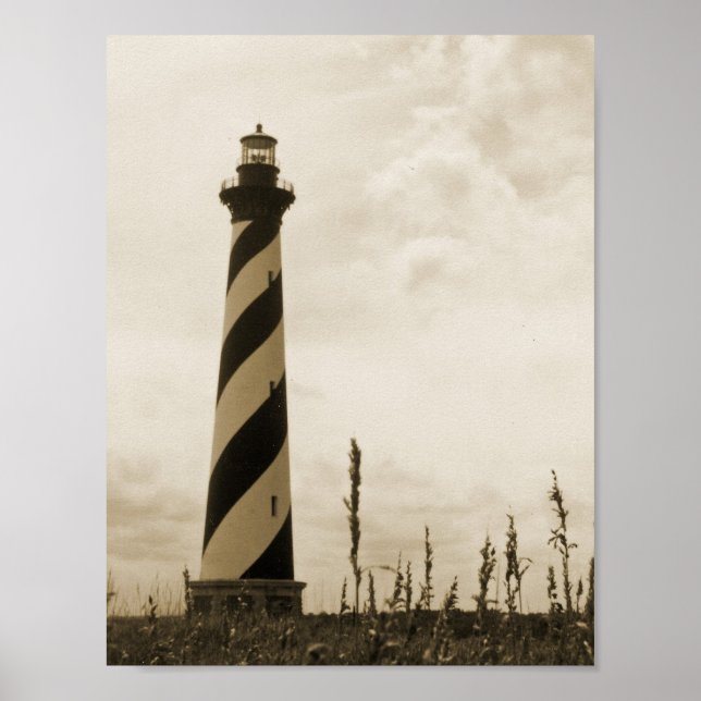 Póster Faro de Cape Hatteras (Frente)