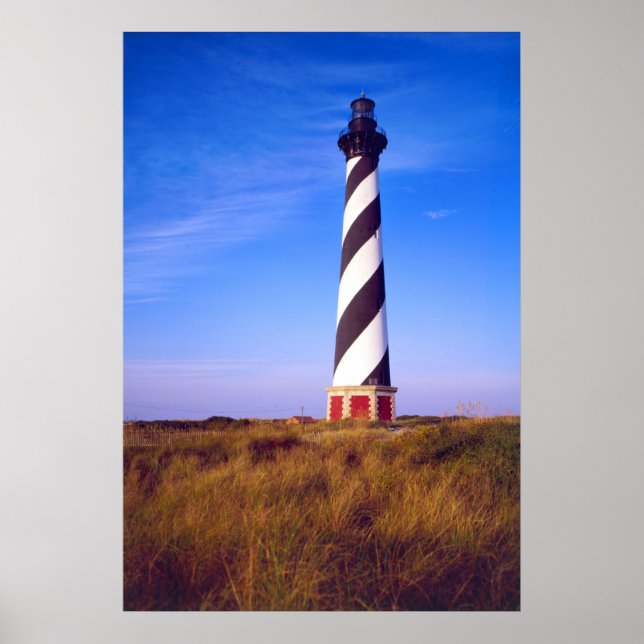 Póster Faro de Cape Hatteras, Carolina del Norte (Frente)