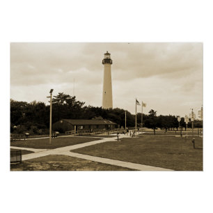 Póster Faro de Cape May
