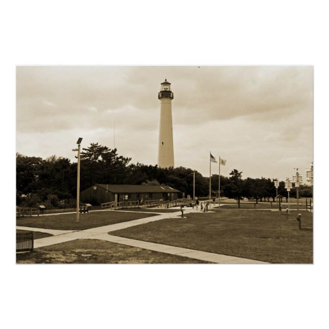 Póster Faro de Cape May (Anverso)