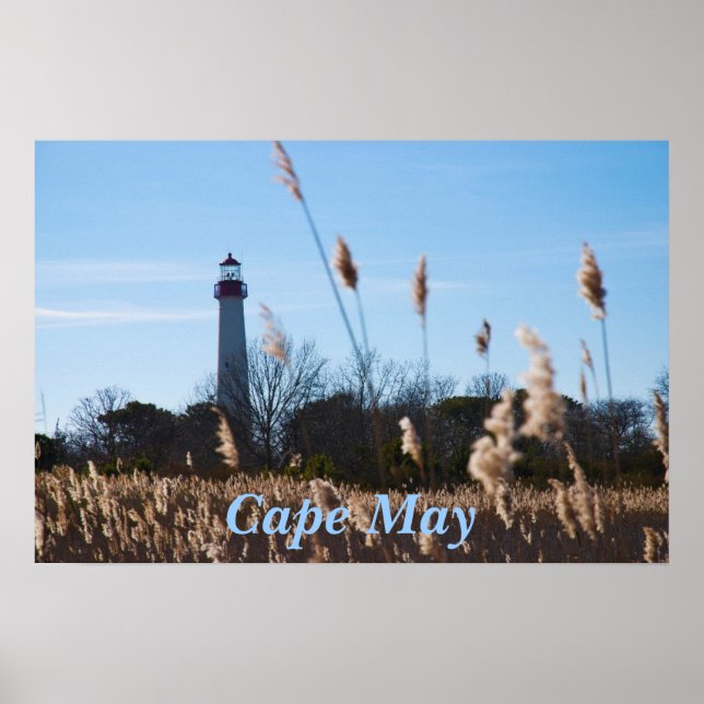 Póster Faro de Cape May (Frente)
