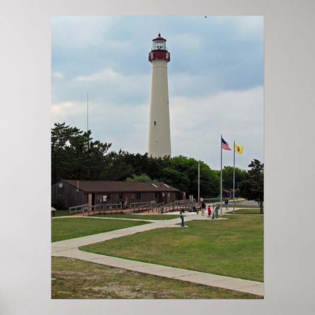 Póster Faro de Cape May (Frente)