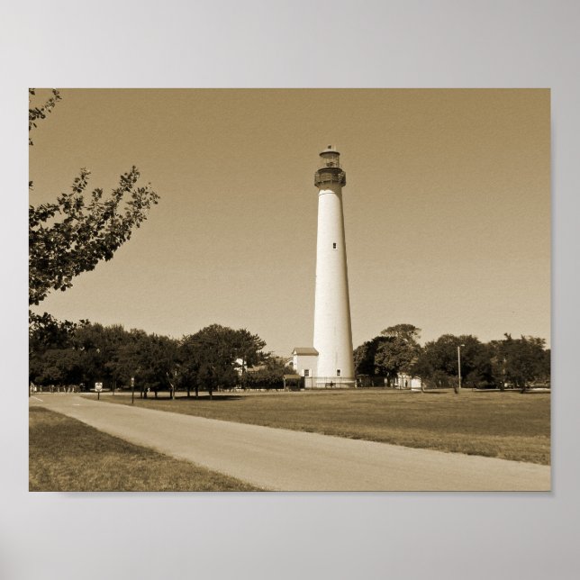 Póster Faro de Cape May (Frente)