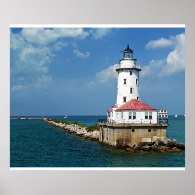 Póster Faro de Chicago (Frente)