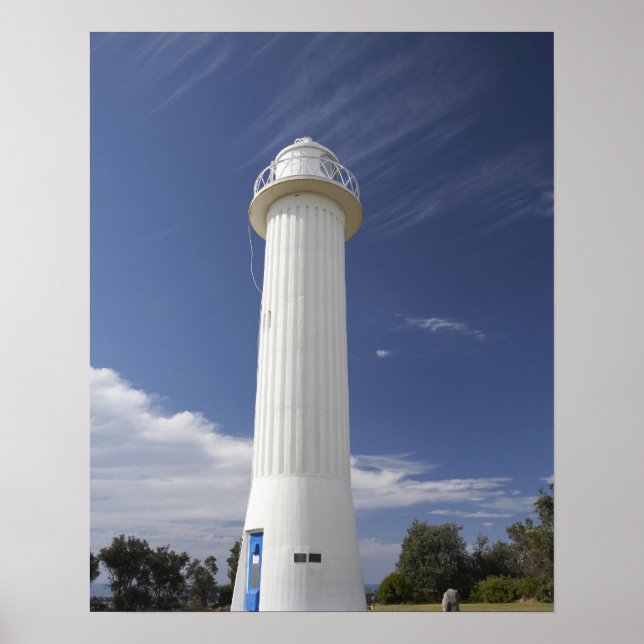 Póster Faro de Clarence Head, Yamba, Nueva Gales del Sur (Frente)