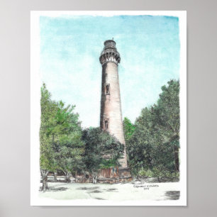 Póster Faro de Currituck Beach