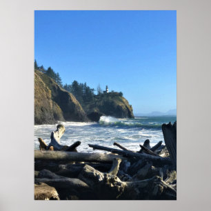 Póster Faro de decepción del Cabo, Washington