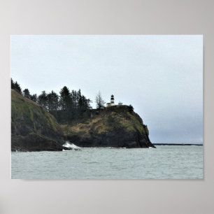 Póster Faro de decepción del Cabo, Washington