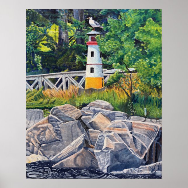 Póster Faro de Echo Point (Frente)