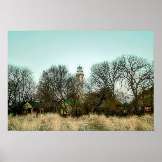 Póster Faro de Evanston