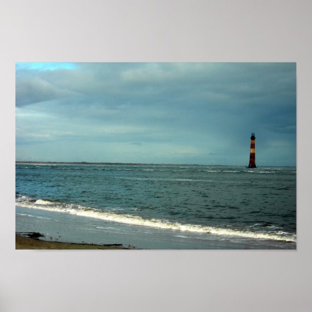 Póster Faro de Folly Beach (Frente)