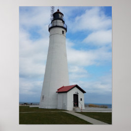 Póster Faro de Fort Gratiot. Foto de un