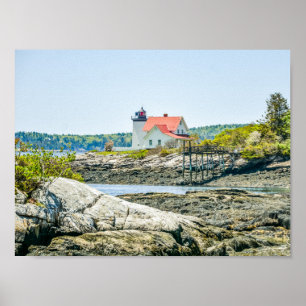 Póster Faro de Hendricks Head Maine