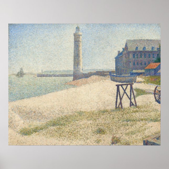 Póster Faro de Honfleur - Georges Seurat Bella Artes (Frente)