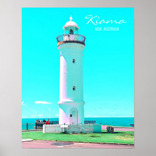 Póster Faro de Kiama NSW Australia