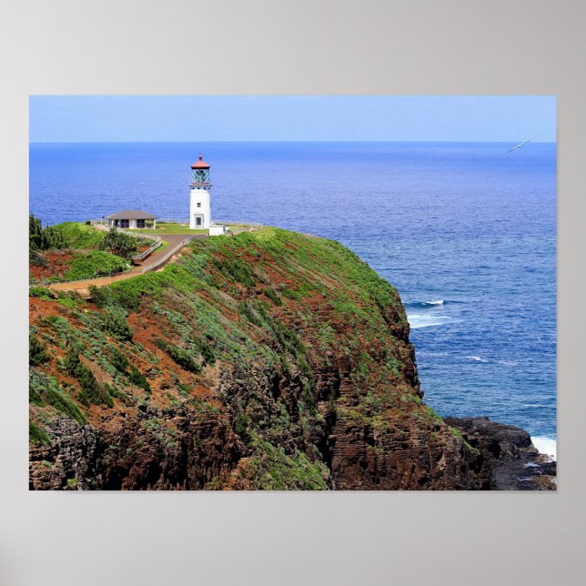 Póster Faro de Kilauea en Kauai (Frente)