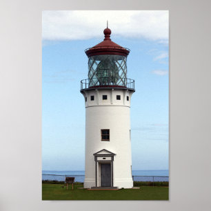 Póster Faro de Kilauea en Kauai