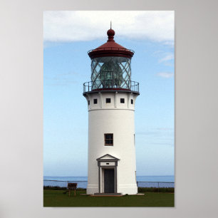 Póster Faro de Kilauea en Kauai